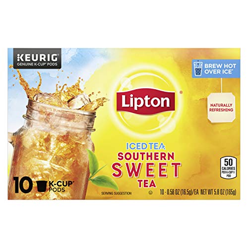 Lipton Iced Black Tea, Sweet Tea K Cups Pods, 10 ct Pricepulse