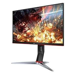 AOC 24G2E 23.8” 16:9 Full HD 144Hz IPS Gaming Monitor with AMD FreeSync, Black