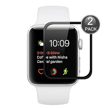 Apple Watch Series 2 38mm Protector de Pantalla, Wrcibo [2 ...