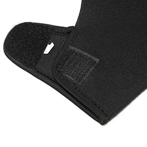 PROMOTOR Swim Gloves, Water Aerobics Webbed Swimming Gloves for Men and Women (Black)