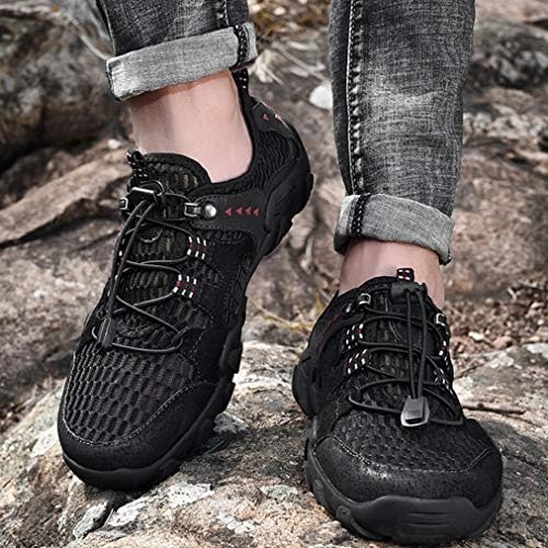 アウトドアスニーカー ハイキングシューズ メンズカジュアル 軽登山用シューズ ヒモタイプ ローカット メッシュ ビーチ 遠足 ハイキング 旅行 日常着用 速乾 水陸両用 川遊び 海 通気 クッション性 春夏 B07qsq3z96 2 967円