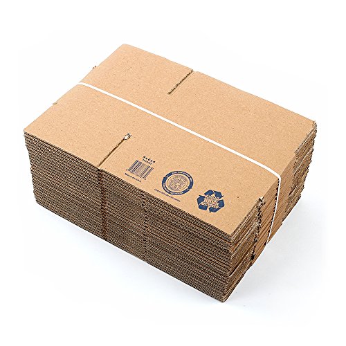 Pratt PRA0023 100PK 100 Recycled Corrugated Cardboard Box, 9" Length x