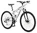 Mongoose Impasse Full Dual-Suspension Mountain Bike, Featuring 18-Inch/Medium Aluminum Frame and 29-Inch Wheels with Disc Brakes, Silverthumb 2