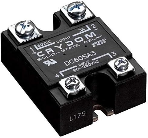 CRYDOM DC60S3-B SSR, Panel Mount, 60VDC, 32VDC, 3A