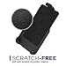 Nexus 6P Belt Case, Encased (SlimShield Edition) Secure Fit Holster Clip + Easy-Grip Slider Shell (Smooth Black)
