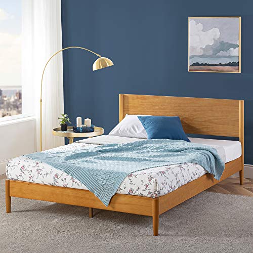 ZINUS Allen Mid Century Wood Platform Bed Frame, Solid Wood Foundation