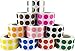 InStockLabels.com Color Code Labels in Bulk - 10 Colors of Half Inch Round Dot Labels - 10,000 Total - Self Adhesive
