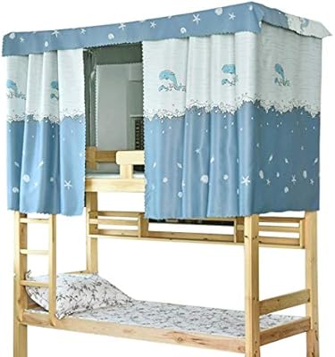 Xswzaq Cabin Bunk Bed Tent Curtain Cloth Dormitory Mid Sleeper Bed