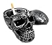 Ebros Death Curse Gothic Metallica Human Skull Ashtray Resin Figurine Day Of The Dead Halloween Spooky Decor Cigarette Ashtray With Lid