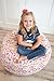 Soothing Company Stuffed Animal Bean Bag Chair for Kids - Extra Large Empty Beanbag - Kid Toy Storage Covers for Your Child's Stuffed Animals and Blankets | Premium Cotton Canvas (38