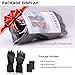 YIZRIO Heated Gloves Men&Woman Battery Powered Winter Warmer Gloves Heated Mittens Waterproof Thermal Gloves Touchscreen for Skiing Walking Hiking Climbing