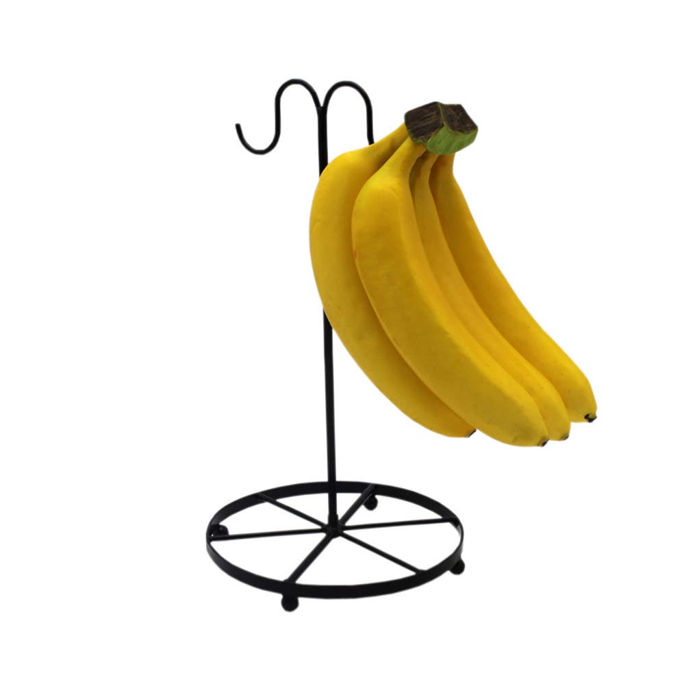 BESTONZON Banana Tree Holder Grape Hanger Rack Fruit Displaying Storage Hook Kitchen