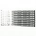 Leedemore Black Letmall Micro Fineliner, Waterproof Archival Ink Line Pens, Sketching, Drafting, Artist Illustration, Technical Drawing,Scrapbooking, 10PCS