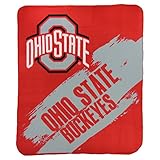NCAA Collegiate School Logo Fleece Blanket (Ohio State Buckeyes, 50