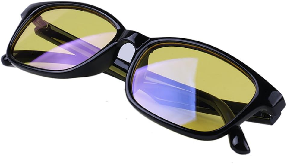 QualityTempo Anti-Blue Light Glasses, Computer, Gaming, Amber tint, Eye Fatigue Strain, Eye Protection