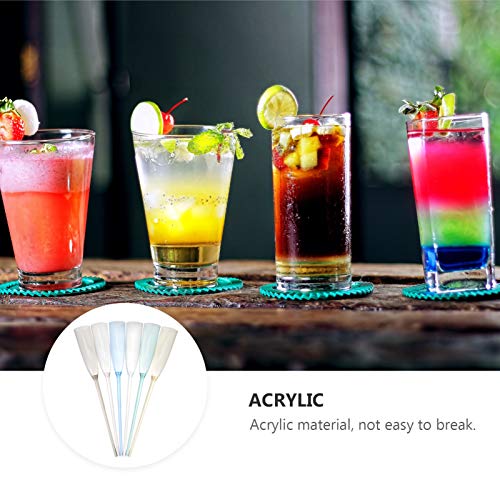 Cabilock 6 Stück Champagnerglas Set Sektflöten Wiederverwendbar mit Gezogenem Stiel Champagner Wein Cocktailgläser… – Bild 7