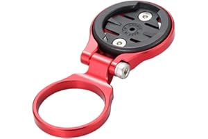 Cestbon Out Front Road Mountian Bike Stem Handlebar Adjustable Mount for Garmin Edge Wahoo Elemnt Bryton Rider Stages Dash Hammerhead Karoo(Red)