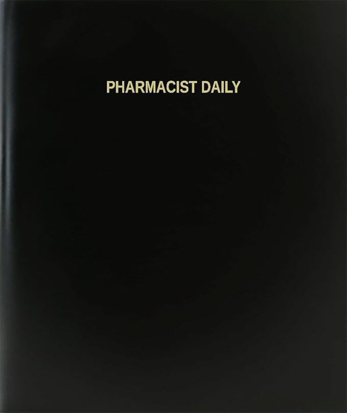 BookFactory Pharmacist Daily Log Book/Journal/Logbook