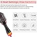 Anmire One Step Hair Dryer Brush, Hot Air Blower Brush Styler, Upgrade Feature Interchangeable Anti-scald Negative Ion Hair Straightener Curler Brush with Smooth Frizz for All Hairstyle, H0001thumb 4