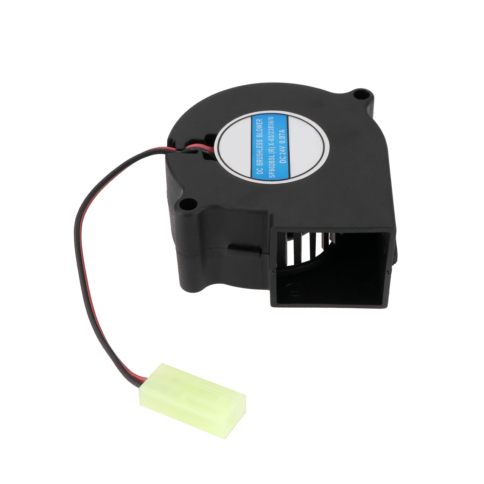 The Lord of the Tools 1pc 6028 Electric Fire Fan Motor Unit Brushless Fan Motor DC24V 0.07A Model SF6028SL(R) 60x28mm Compatible with Dimplex Wall Fire