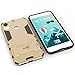 HTC Desire 10 Pro Case, CoverON [Shadow Armor Series] Hard Slim Hybrid Kickstand Phone Cover Case for HTC Desire 10 Pro - Gold / Black