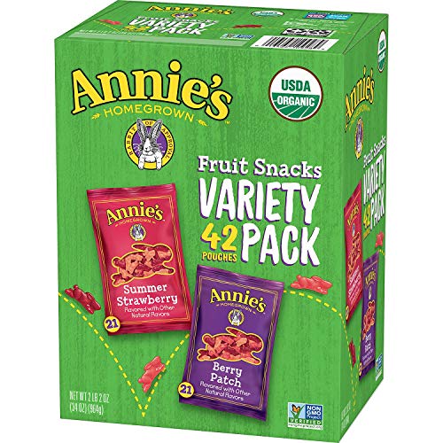 Annie's Homegrown Organic Fruit Snacks (Variety Pack, 0.8 oz (42