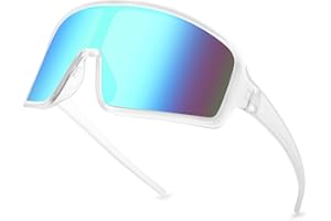 WANWAN Men and Women's Sunglasses, Cycling Sports Glasses 80s Baseball Glasses for Youth Kids Teens