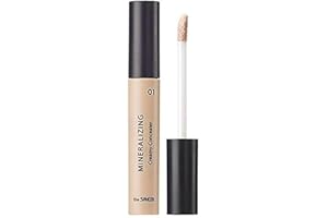 THESAEM Mineralizing Creamy Concealer 4ml (#01 Vanila) - Full Coverage without Darkening, High Adherence Moisturizing Concealer