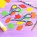 2 Pack Stork Scissors Embroidery Scissors Sewing Scissors Brow Shaping Scissors Small for Crafting, Art Work, Threading, Needlework, Stainless Steel, 3.6 Inch (Colorful)