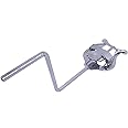TUOREN Alto Saxophone Marching Lyre Clamp-On Holder Lyre Sax Nickel-Plated Sheet Music Clip 1Pcs