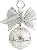 2015 Baby's First Christmas Rattle Carlton Ornament