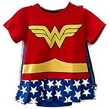 Rush Dance One Piece Super Hero Baby Wonder Baby Woman Romper Onesie Suit Cape