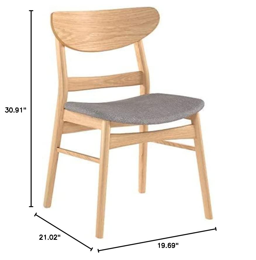 Christopher Knight Home Idalia Dining Chairs, 2Pcs Set, Dark Grey