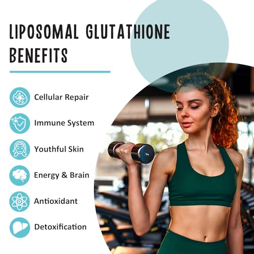 Zeylamum 2400 MG Liposomal Glutathione Softgels, Max Absorption, Active Form L-Glutathione Reduced (GSH), with Hyaluronic Acid, Resveratrol, Master Antioxidants for Brain, Immune System, 120 Softgels