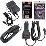 Plantronics BackBeat 116, 216, 903, 906, M100 Charging Kit: Car Charger, House Charger and USB Charger with Free Antenna Booster and Anti Radiation Shield.