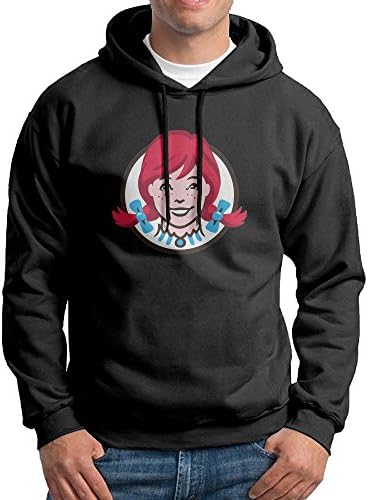 Mens Cute Wendy's Logo Hooded Sweatshirt