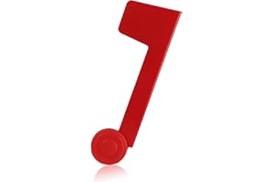 TEAAHA Professional Mailbox Flag Replacement Universal Galvanized Steel Mail Box Flag Replacement Kit - Red Flag with Upgrade Sinking-Fixed Desig for Easy Installation on Metal, Brick, Stone, Wood Surfaces