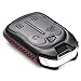 Vitodeco Leather Smart Key Fob Case Compatible with Chevrolet Silverado 1500, 2500, 3500, GMC Sierra (2019-2023 models) - 5-Button, Black/Red