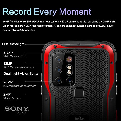 CONQUEST S20 5G Rugged Smartphone Unlocked Cell Phones Android 11, 8G ...