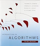 Introduction to Algorithms, Third Edition (International Edition) 3rd (third) Edition by Cormen, Thomas H., Leiserson, Charles E., Rivest, Ronald L., [2009]