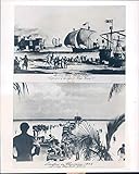 1944 Photo Landing Craft Ships Transportation Tank Water Beach Vintage Rare 7x9