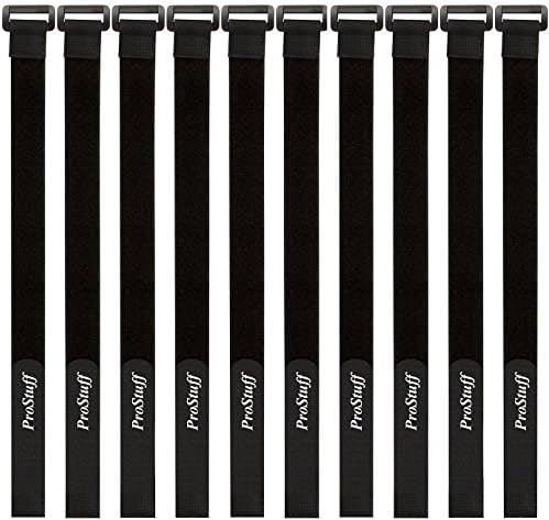 [14 Pack] 1 x 12" Reusable Hook and Loop Cinch Cable Tie Down Straps Set for Cord Management, Home, Office, Garage, Wires, Hoses, Bundling Boxes