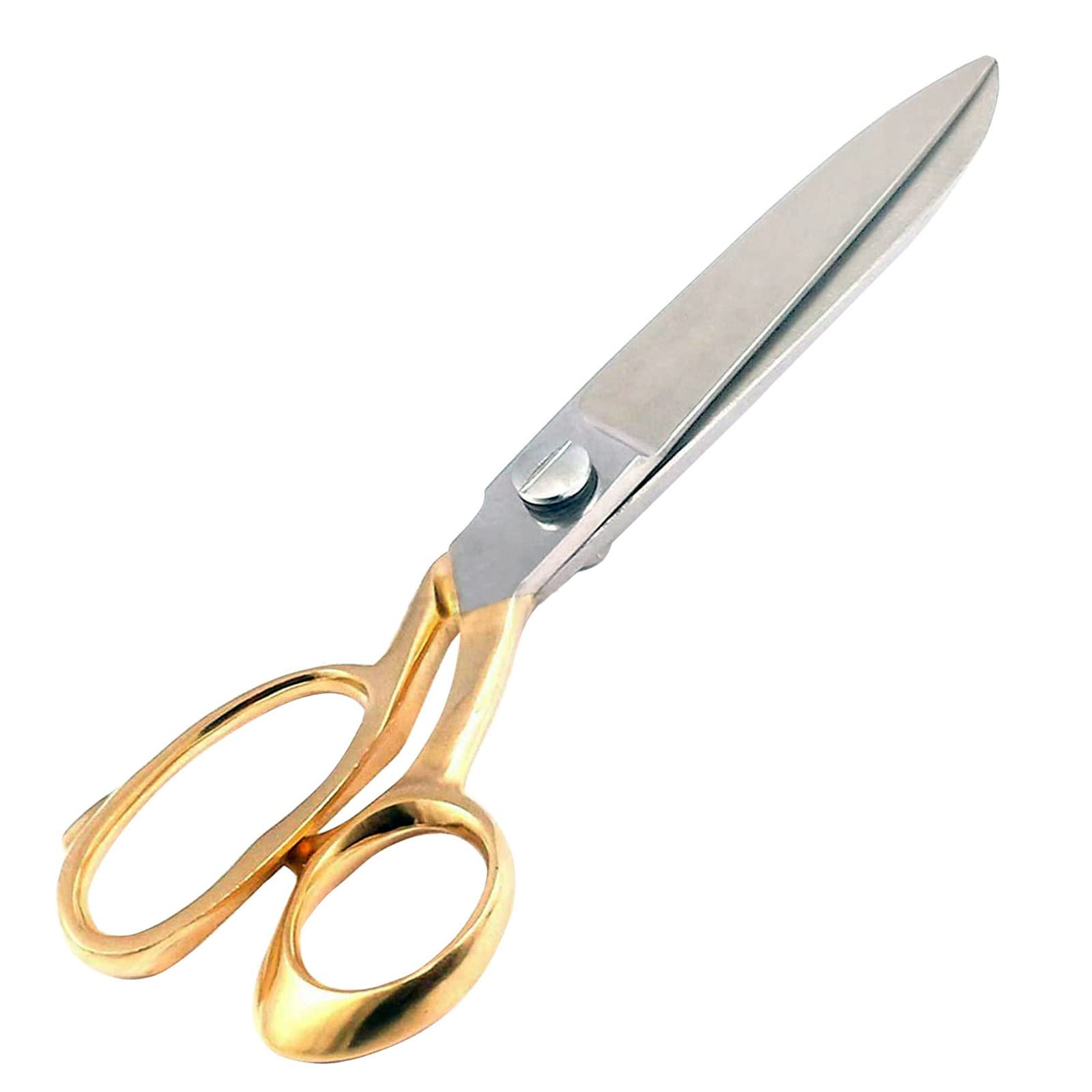 Photo 1 of OdontoMed2011 Professional Tailor Scissors for Cutting Fabric Heavy Duty Scissors for Leather Cutting Industrial Sharp Sewing Shears for Home Office Artists Dressmakers Gold Handle (12")