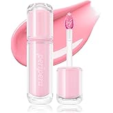 Peripera Mood Glowy Tint | Watery Glow Finish, Buildable Fresh Color, Long-Lasting Stain | Lightweight &amp; Non-Sticky | K-Beauty Lip Tint, Safe for Sensitive Lips (01 TINY STRAWBERRY)