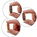 Fani 60 Pieces Mixed Color Imitation Wood Beads Wholesale Dreadlock Hair Beads Braid Pins Rings Loose Beads DIY Accessory Barrel Beads