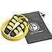 CeleMoon Lightweight Adjustable Cable Kids Jump Rope with Anti-Slip Foam Grip Handles and Storage Bag, 9 Feet (Yellow)