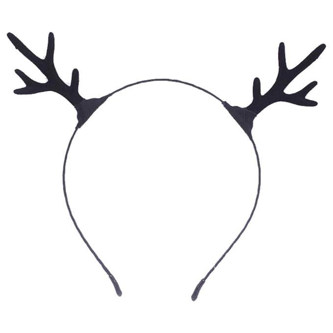 Kawaii Christmas Reindeer Antlers Hair Hoop Adult Kids Tiny Elk Horns Headband