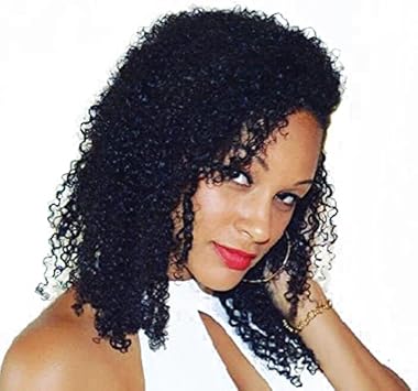 3b 3c Kinky Curly Clip En Extensions De Cheveux De L Homme De Couleur Naturelle En Pleine Tete A Clip 7 Pcs Non Remy Hair 120g 10cm Amazon Fr Hygiasne Et Soins Du Corps