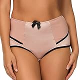 Parfait by Affinitas Women's Charlotte Highwaist Brief, Dusty Rose, Medium