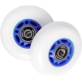 RipStik Casterboard Replacement Wheels 76mm with Bearing Set of 2 (Blue)
